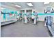 Well-equipped fitness center with treadmills, stationary bikes, and plenty of natural light at 2701 S Ocean Blvd. # 1507, North Myrtle Beach, SC 29582