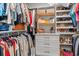 Organized walk-in closet with custom shelving and ample storage for clothes, shoes, and accessories at 355 Oak Ave., Murrells Inlet, SC 29576