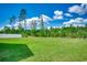 Beautiful backyard with a bright green lawn, and bordered by a privacy fence at 377 Copperwood Loop, Conway, SC 29526