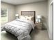 Serene bedroom with a plush bed, soft lighting, and a large window offering natural light at 4337 Falls Oaks St., Myrtle Beach, SC 29579