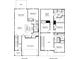 Detailed floor plan showcasing the layout of the home with five bedrooms, including primary suite at 4344 Falls Oaks St., Myrtle Beach, SC 29579