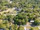 Wide aerial view of neighborhood with a mix of houses and tree cover at 508 Pearl St., Conway, SC 29527
