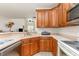 Functional kitchen design features ample counter space and modern appliances at 524 Cottage Oaks Circle, Myrtle Beach, SC 29579