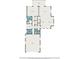 Detailed floor plan showcasing the layout of the house, including the kitchen, living room, and bedrooms at 600 Waterbridge Blvd., Myrtle Beach, SC 29579