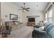 Inviting living room with comfortable sofas, a television, and classic decor at 812 Buteo Ct., Myrtle Beach, SC 29588