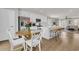 Spacious kitchen featuring an island, stainless steel appliances, and a dining area, perfect for Gathering meals at 9012 Mabel Ct., Longs, SC 29568