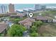 Aerial view of residential condo buildings near the ocean, beach and other high rise buildings at 9501 Shore Dr. # B-316, Myrtle Beach, SC 29572