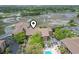 Aerial view of residential condo buildings near golf course and marsh at 9501 Shore Dr. # B-316, Myrtle Beach, SC 29572