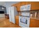 Functional kitchen featuring stainless steel appliances, plenty of counter space, and ample cabinet storage at 1117 Jumper Trail Circle, Myrtle Beach, SC 29588