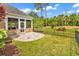 The home has a screened patio that opens to the fenced backyard and features an exterior patio at 120 Whitemarsh Ct., Murrells Inlet, SC 29576