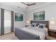 Serene bedroom with a plush bed, soft lighting, and modern decor at 1500 Sunmeadow Dr., Conway, SC 29526