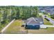 Beautiful aerial view of the property, highlighting the expansive fenced yard and lush landscaping at 1509 Osage Dr., Myrtle Beach, SC 29579
