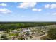 Aerial view of the property showcasing the home's location in a tranquil neighborhood with nearby amenities at 207 Cupola Dr., Longs, SC 29568