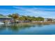 Scenic waterfront view featuring restaurants, shops, boats, and a tranquil harbor at 332 Bayou Loop # Lot 69, Surfside Beach, SC 29575