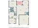 Detailed floor plan showcasing layout of bedrooms, bathrooms, kitchen, and living areas at 349 N Bar Ct., Myrtle Beach, SC 29579