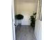 View of the entryway featuring light gray flooring and indoor plants at 402 Gibson St., Marion, SC 29571