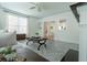 Comfortable living room with fireplace, open layout, and tile floors at 618 6Th Ave. N, Surfside Beach, SC 29575
