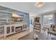Bright living room boasting a fireplace, TV, lots of natural light, and comfortable seating at 800 9Th Ave. S # A-4, North Myrtle Beach, SC 29582