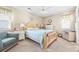 Cozy bedroom featuring a wooden bed frame, a soothing color scheme, and plenty of natural light at 820 9Th Ave. S, North Myrtle Beach, SC 29582
