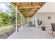 Spacious outdoor patio perfect for entertaining, with views of the lush surrounding landscape at 820 9Th Ave. S, North Myrtle Beach, SC 29582