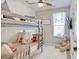 Charming bedroom featuring a gray bunk bed and a neutral color palette with soft textures at 830 San Marco Ct. # 2603-B, Myrtle Beach, SC 29579