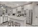 Modern kitchen featuring granite countertops, stainless steel appliances, and white cabinetry at 830 San Marco Ct. # 2603-B, Myrtle Beach, SC 29579