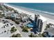 Aerial view of Litchfield Inn and beach at 1 Norris Dr. # 210, Pawleys Island, SC 29585