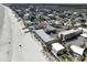 Panoramic aerial shot of oceanfront resort including beach access, pools, and parking at 1 Norris Dr. # 210, Pawleys Island, SC 29585
