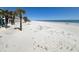 Beautiful beach with pristine white sand and clear blue ocean views at 1 Norris Dr. # 210, Pawleys Island, SC 29585