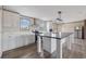 Bright kitchen with stainless steel appliances, a large island, and stylish cabinetry at 121 Forman Way, Aynor, SC 29511