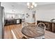 This expansive eat-in kitchen with wooden floors is perfect for entertaining at 122 Desurrency Ct., Georgetown, SC 29440