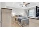Comfortable main bedroom with tray ceilings, lots of natural light, and neutral colors at 122 Desurrency Ct., Georgetown, SC 29440