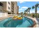 Relaxing Lazy River with colorful floats at 1401 S Ocean Blvd. # 506, North Myrtle Beach, SC 29582