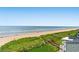 Stunning ocean view accessible by a wooden walkway, perfect for serene coastal living at 1401 S Ocean Blvd. # 506, North Myrtle Beach, SC 29582