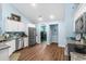 Spacious kitchen with granite countertops and stainless steel appliances at 1610 Old Tram Rd., Little River, SC 29566