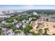 Aerial view of a condo complex with a large construction site near the beach at 250 Maison Dr. # J-11, Myrtle Beach, SC 29572