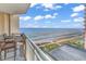 Enjoy oceanfront views from the balcony with outdoor seating at 2504 N Ocean Blvd. # 934, Myrtle Beach, SC 29577