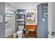 Bright bathroom with a wooden vanity, granite countertop, bathtub and shower combo, and turtle wall art at 2504 N Ocean Blvd. # 934, Myrtle Beach, SC 29577
