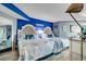 Comfortable bedroom with two queen beds, coastal decor, and calming blue accents at 2504 N Ocean Blvd. # 934, Myrtle Beach, SC 29577