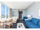 Open living space with seating, dining area, and bright windows at 300 N Ocean Blvd. # 1732, North Myrtle Beach, SC 29582