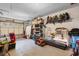 Spacious garage with ample storage and work space, shelving, and a clean concrete floor at 4 Catawba Ct., Myrtle Beach, SC 29588