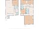 Detailed floor plan showcasing the layout of the rooms on both floors of the property at 4005 Sweetspire Court, Conway, SC 29526