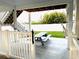 Covered ground-level area with a picnic table and a hammock at 412 29Th Ave. N, North Myrtle Beach, SC 29582