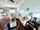 Comfortable living room with a sectional sofa, coastal decor, and an open floor plan at 412 29Th Ave. N, North Myrtle Beach, SC 29582
