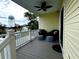 Relaxing covered porch features comfortable seating and a scenic view at 412 29Th Ave. N, North Myrtle Beach, SC 29582