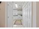 Bright eat-in kitchen features white cabinetry, appliances and a decorative border at 4200 Coquina Harbour Dr. # H5, Little River, SC 29566
