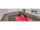 Home gym with padded flooring and a weight bench at 4200 Woodcliffe Dr., Conway, SC 29526