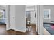 Hallway leading to a bathroom and gym at 4200 Woodcliffe Dr., Conway, SC 29526