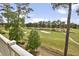 Golf course view from a balcony at 4878 Luster Leaf Circle # 402, Myrtle Beach, SC 29577