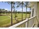 View of a golf course from a balcony at 4878 Luster Leaf Circle # 402, Myrtle Beach, SC 29577